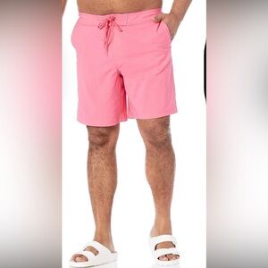 Amazon Essentials Men’s Board Shorts XXL Hot Pink Swim Trunks Quick Dry